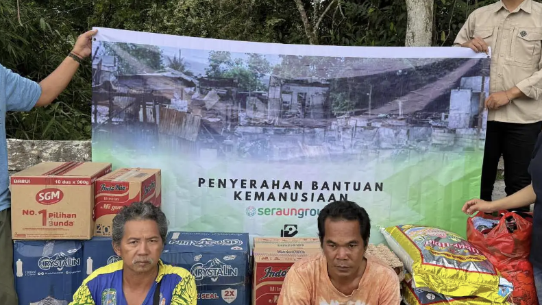Kebakaran Hanguskan 16 Rumah di Kutai Barat, Seraungroup Salurkan Bantuan Kemanusiaan